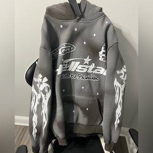 Hellstar Dark Gray Hoodie Size Medium